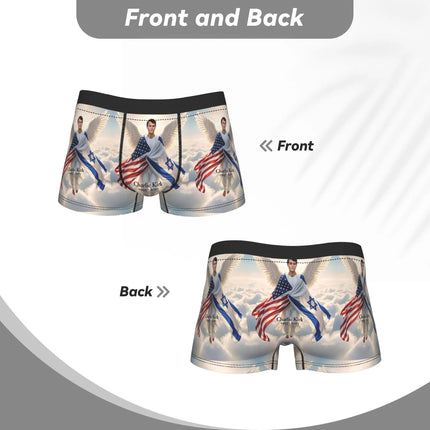 Charlie Kirk Angelic Advocate  Underwear  Printed Boxershorts Quality Men's Underpants Elastic Boxer Brief Gift Idea