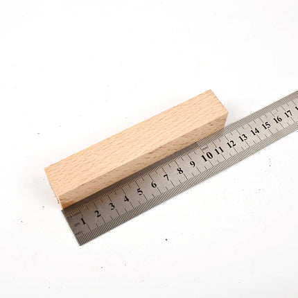 Unfinished Wood Blocks 120x20x20mm - Pen Turning Blanks, Knife Handle Material, DIY Wood Carving for Tool Parts or Wholesale
