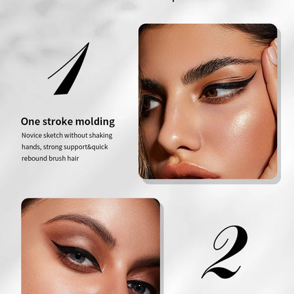 YANQINA Waterproof Makeup Eyeliner Black Liquid Eyeliner Pen Make Up Eye Liner Long-lasting Cosmetics Fast-dry Eyeliners Pencil