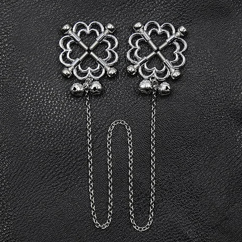 XXOO BDSM Products Metal Erotic Nipple Clamp for Adults Game Flirting Toys Roleplay Fetish Sex Toys for Women