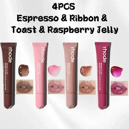Hot Makeup Lip Gloss 2-4 PCS Discount Polychrome Combine Lip Stain Phone Case Easy Apply Lip Balm Lasting Moisturizing Lipstick