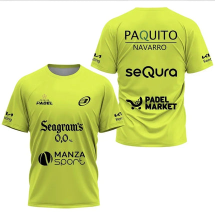 Hot sale in summer Men's and women's youth badminton sports T-shirts for outdoor sports training in short sleeves