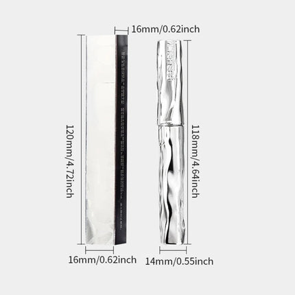 Iron Wand Mascara,Metal Mascara Wand, Curling Metal Rods Mascaras Black, Waterproof Natural Length Slender Building
