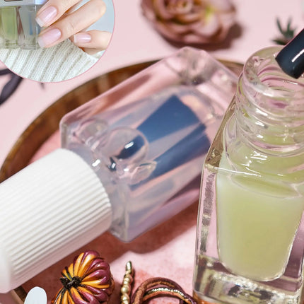 D01 water-based armor oil 2-Bottle Set No-Bake Nail Polish Quick-Dry Long-Lasting Peelable Water-Based Nail Polish Kit