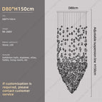 D80 H150cm / warm light 3000k