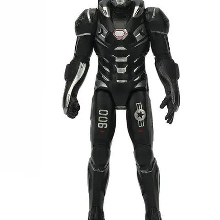 10-12CM Marvel Anime Figure Spiderman Hulk Iron Man Venom  Captain America Thanos Movable Joints PVC Dolls Toy Gift For Children