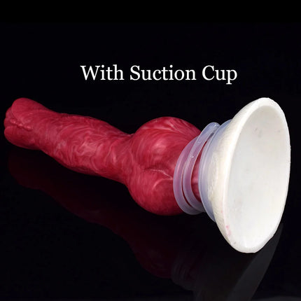 NNSX Ejaculation Dildo with Strong Suction Cup Wolf/Dog Anal Plug Silicone Adult Sex Toy Anal Dilator G-spot Massage Masturbation