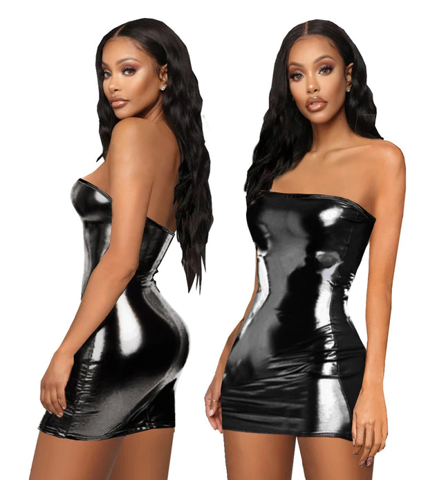 Sexy PVC Underwear Babydolls Lingerie Stripper Sleepwear Nightwear Underwear Lenceria Pole Dance sexy costume sexy clothes for women