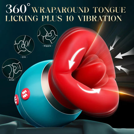 Powerful Swing Sucking Vibrator for Women Tongue Licking Sex Toys Sucker Female Oral Nipple Stimulator Sex Toys for Adults Goods
