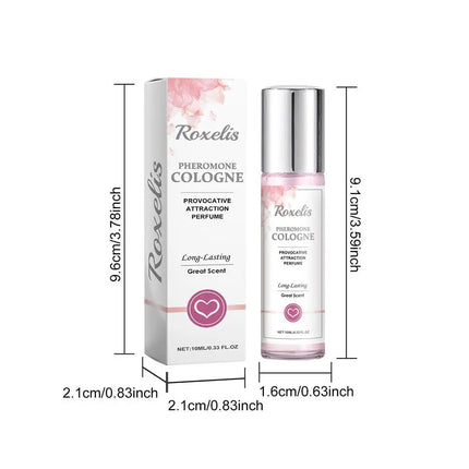 10ml Original Female Pheromone Long Lasting Ball Bearing Portable Perfume Enhances Fresh Fragrance Charm Cologne Man Women