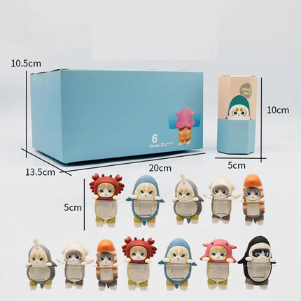 Sonny Angel Mofusand Cats Blind Box Hippers Action Figures Cute Mysterious Toy Doll Gift Child Decoration Co Branded Collect