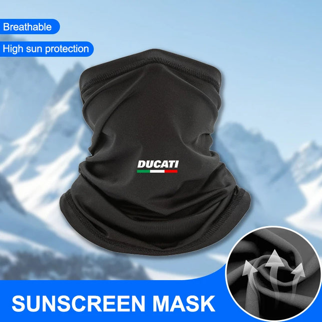 For Ducati Monster Panigale 748 749 999 1098 1199 1299 S Camping Multi-Function Scarf Ice Silk Unisex Cycling Snood Biker Mask