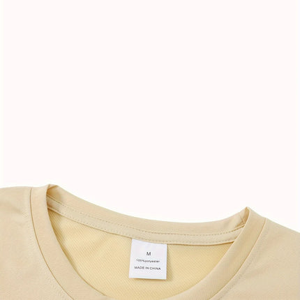 Men's summer 100% pure cotton fashionable casual sports loose mountain print round neck short-sleeved T-shirt top