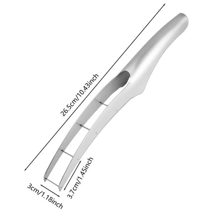 handy durable stainless steel watermelon chopper, fruit peeling and chopping artifact,suitable for family gatherings and parties