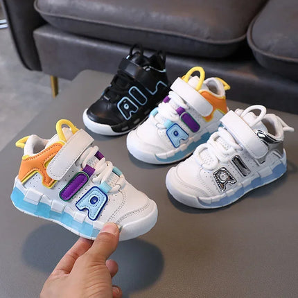 Girls Boys Sports Shoes Baby Shoes Toddler Non-slip Sneakers Casual Soft Shoes for Children Girls Baby Kids Outdoor Shoes