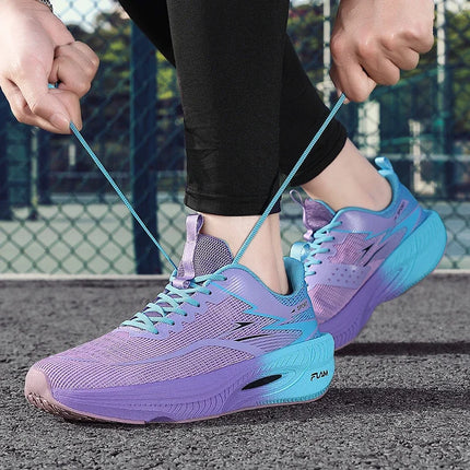 Sneakers Men Mesh Breathable Running Shoes Unisex Light Soft Thick Sole Hole Couple Shoes Athletic Sneakers Women Shoes Sport