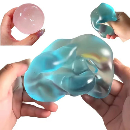 Maltose Squishy Balls Anti Stress Sensory Squeeze Toys Soft Stress Relief Slow Rebound Decompression Toys Gifts for Adults Kids
