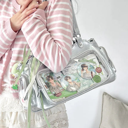 Original Daily underarm bags Versatile Messenger bags Transparent Bag for Female handbag designer bag