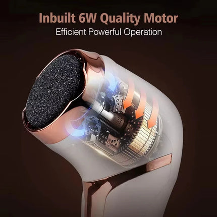 Electric Foot Callus Remover Exfoliator IPX6 Waterproof Fast Charging Foot Grinder LCD Display Dead Skin Scrubber Pedicure Tool