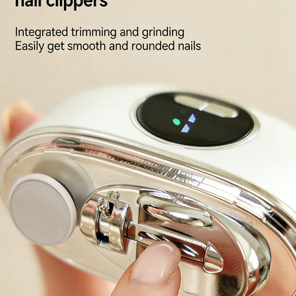 Electric automatic nail clippers, manicure, polishing trimmers, suitable for children, adults and the elderly