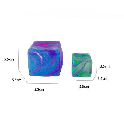 Needoh Snowflake Ice Cube Malt Sugar Squishy Blind Box Stress Relief Slow Rebound Anti-Anxiety Squeeze Toy Puzzle Hands-On Toys