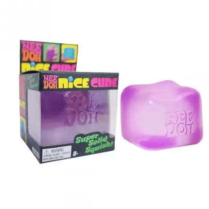 Schylling Needoh pizza Sensory Fidget Cube Stress Relief Squishy Cube Anti-Anxiety Squeeze Toy For Focus ADHD Population