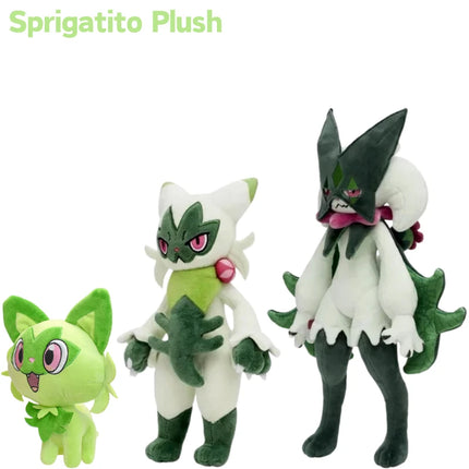 Pokemon Sprigatito Meowscarada Floragato Soft Plush Toys Cute Anime Quaxly Fuecoco Crocalor Stuffed Animal Plush Dolls Gifts