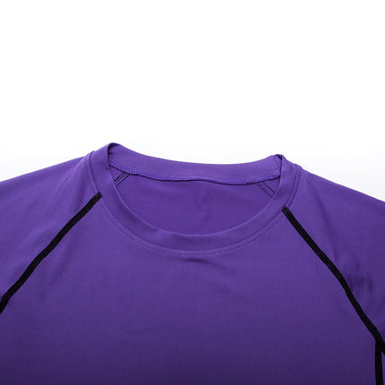 Compression T Shirt Men Summer Sportswear Running T-shirt Elastic Quick Dry Sport Tops Tee Athletic Gym Workout Shirts Men