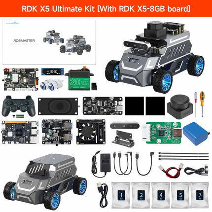 Yahboom ROSMASTER A1 AI Large Model ROS2 Robot Smart Car Kit Ackerman Structure Support RVIZ Simulation SLAM Mapping Navigation