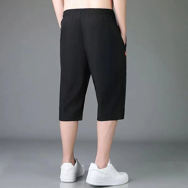 Summer New Loose Shorts Men Breathable Quick Dry Elastic Waist Board Short Pants Fashion Jogging Men Shorts Running Gym Fitness