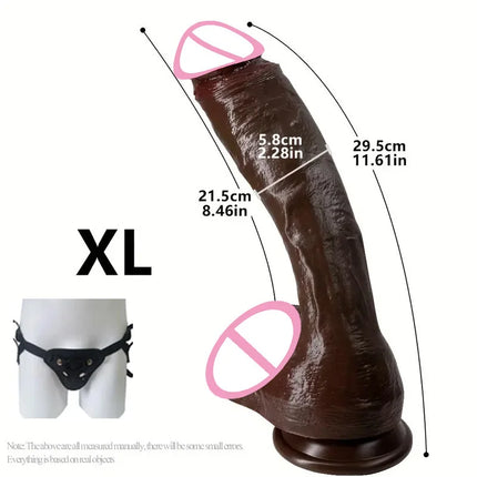 Super Long Skin Dildo Silicone Penis Realistic Cock For Women Masturbator Makeup Penetration Anal Strapon Dick Adults Sex Toys