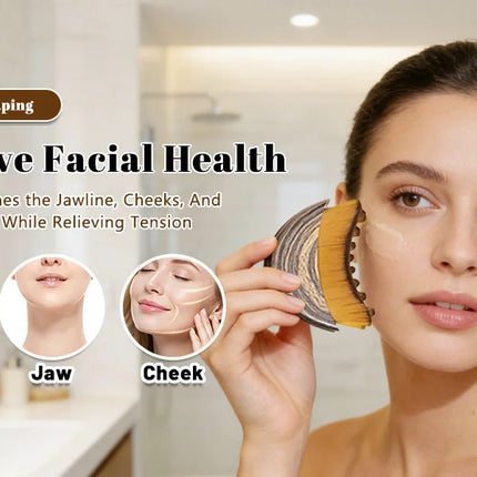 Lymphatic Contour Face Brush,chin &jawline Sculpting,drainage Massager for Face,ergonomically Designed To Fit The Skin Precisely