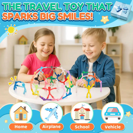 10Pcs Magnetic People Men Figures, Cute Magnetic Toys for Kids Gift, Creative Funny Fridge Magnets for Classroom Prizes, Office