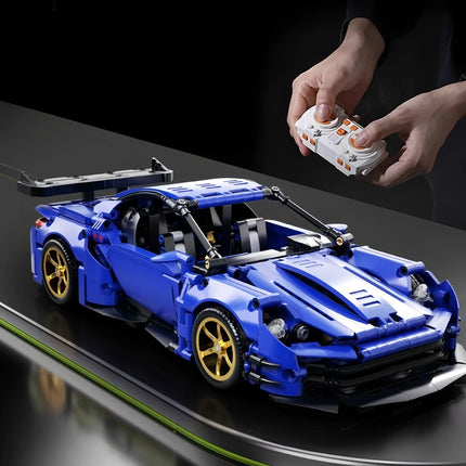 Building block sports car 1:14 RC toy car, building block toy birthday gift, sports car model, children's DIY gift