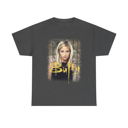Buffy the Vampire Slayer T-shirt Women Men Oversized Y2k Clothing Streetwear Harajuku High Street Hip Hop Female Male Clothes Tee