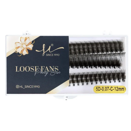 1000 Fans 3D -14D Premade Volume Lash Extension Fans Thin Pointy Base Sharp Slim Narrow Stem Russia Volume Eyelash Extension Fan
