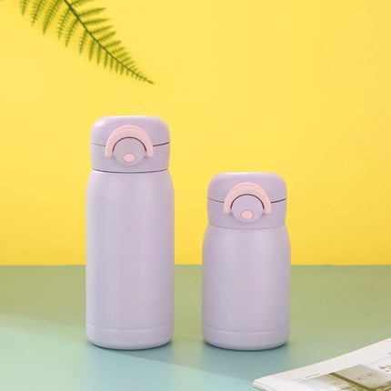 Mini Thermos Cup 220ml/320ml Stainless Steel Thermal Pocket Cup Coffee Mug Vacuum Flask Insulated Hot Water Bottle Kids Gift