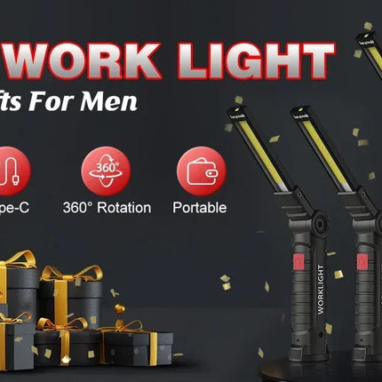 High Power LED Tactical Flashlight Rechargeable Light  Bright Telescopic Zoom Handheld Hunting Torch Light for Emergency Hiking