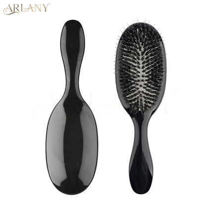 ARLANY Boar Bristle Hair Extensions Brush, Matte Nylon Teeth Massage Comb, Hair Styling, Hair Beauty Accessories, Hairdressing