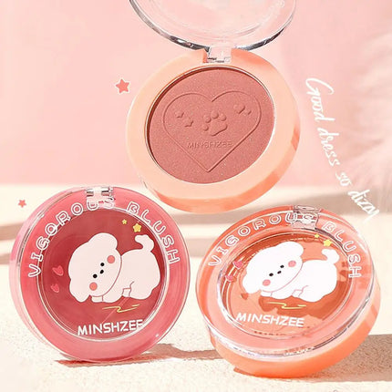 Monochrome Blush Whitening Matte Cosmetics Vitality Girl Nude Makeup Natural Smudge Monochrome Blush Plate
