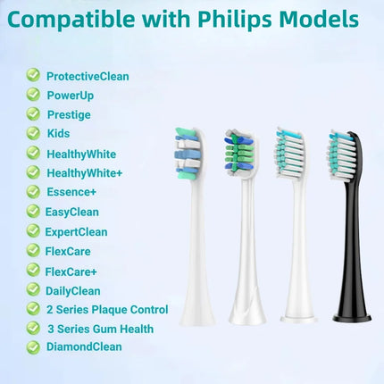 Sonicare HX3 HX6 HX9 Brush Heads 3 Models / Têtes HX3 HX6 HX9