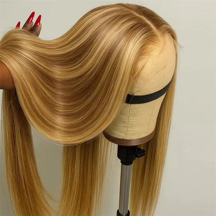 P30/613 Body Wave Highlight Wig Vietnamese Glueless Wigs Human Hair 613 Bone Straight Blonde Wigs 13x6 Hd Lace Frontal Wig