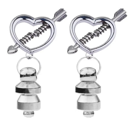 YoKoNex Electro Nipple Clamp Set – E-Stim Attachments with Weighted Balls, Bells, Vacuum Clips, for BDSM Shock Play & Sensory