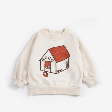 Spring Summer BC New Children's Hoodies with Cartoon Patterns Comfortable Versatile Fashionable and Vibrant Children's Clothing