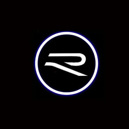 2Pcs LED Car Door Welcome Light Logo for VOLKSWAGEN VW R Line Golf Tiguan POLO BORA Passat Jetta Touareg Courtesy Projector Lamp