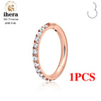 1PCS Rose Gold Color / China Mainland / 18G 1.0x10mm