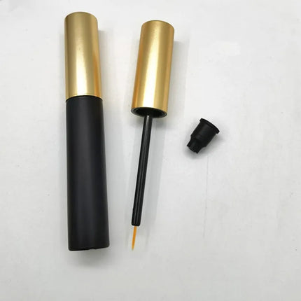 10/30/50/100pcs 10ml Lip Gloss Tubes Matte Black Lip Balm Bottle Empty Eyeliner Mascara Cosmetic Container Packing Container