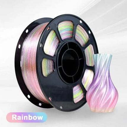 1.75mm 3D Printer Filament  PLA Crystal flash point rainbow Printing Material 1Kg, 500g, 250g Filament Crystal Sparkle Forest