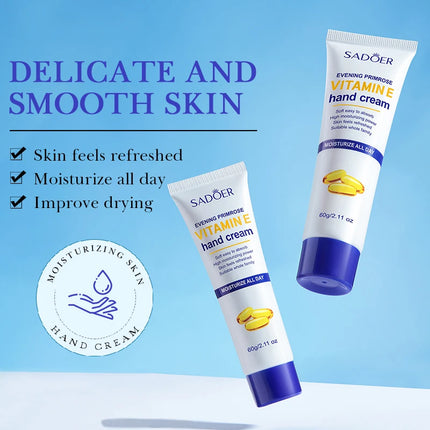 Vitamin E Nourishing Hand Cream Wrinkle Remover Exfoliating Anti-aging Repair Hand Lotion Whitening Moisturizer Beauty Skin Care