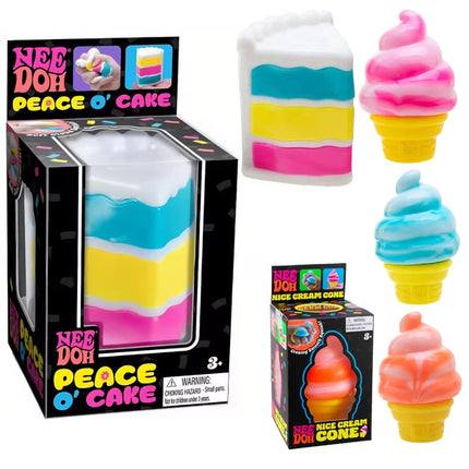 New Schylling Needoh Ice-Cream Squishy Toys Stress Relieving Blocks Pinching Relieving Puzzle Solving Venting Children Souvenir